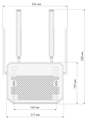 4G Wi-Fi роутер Netcraze Hopper 4G+ (NC-2312) — фото, купить в Минске с доставкой по Беларуси — 360shop.by
