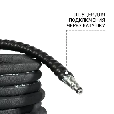 Шланг высокого давления Bort BHS-10-Steel-R (93417159) — фото, купить в Минске с доставкой по Беларуси — 360shop.by