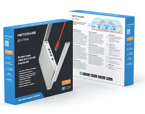 4G Wi-Fi роутер Netcraze Extra (NC-1714) — фото, купить в Минске с доставкой по Беларуси — 360shop.by