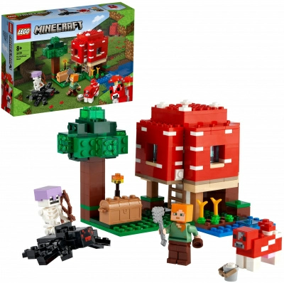 Конструктор LEGO Minecraft 21179 Грибной дом