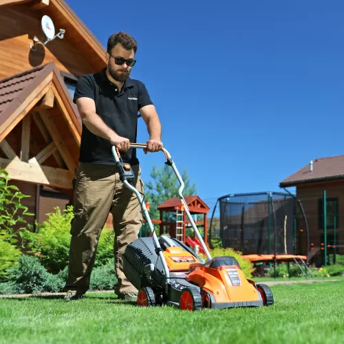 Газонокосилка аккумуляторная Patriot CM 432 (без АКБ) — фото, купить в Минске с доставкой по Беларуси — 360shop.by