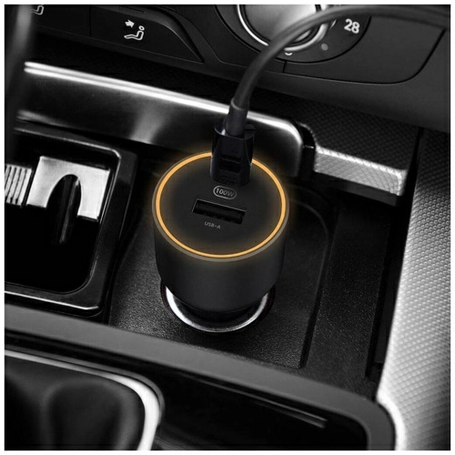 Автомобильное зарядное устройство Xiaomi Mi Car Charger 100W (CC07ZM) — фото, купить в Минске с доставкой по Беларуси — 360shop.by
