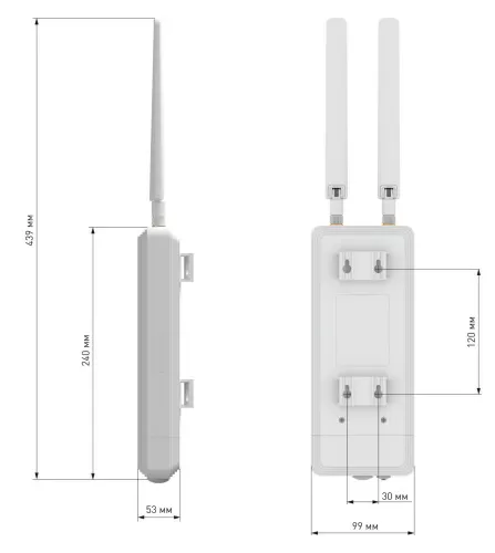 Точка доступа Netcraze Stellar 6 (NAP-650) — фото, купить в Минске с доставкой по Беларуси — 360shop.by