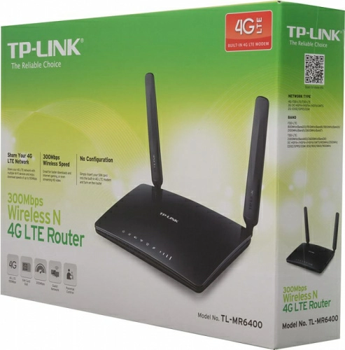 4G W-iFi роутер TP-Link TL-MR6400 v3