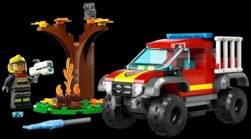 Конструктор LEGO City 60393 Спасательный пожарный внедорожник