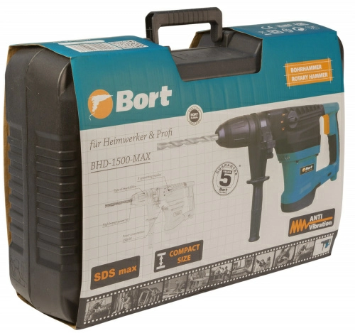 Перфоратор Bort BHD-1500-MAX (93410457)