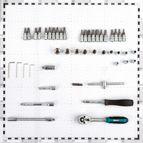 Универсальный набор инструментов Bort BTK-46 (46 предметов) (91279903)
