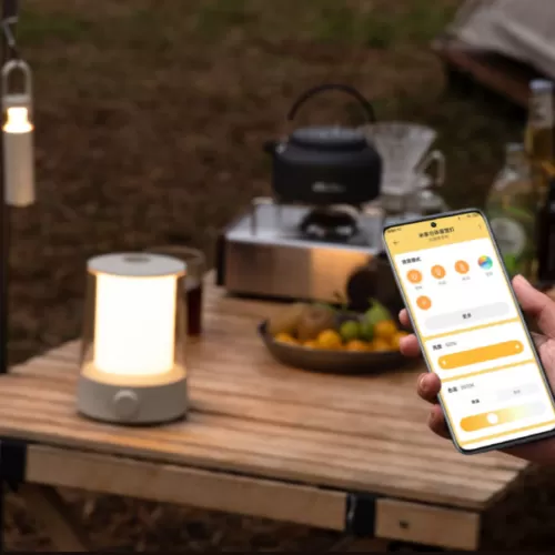 Фонарь Xiaomi Mijia Split Camping Light MJLYD001QW Sand Grey — фото, купить в Минске с доставкой по Беларуси — 360shop.by
