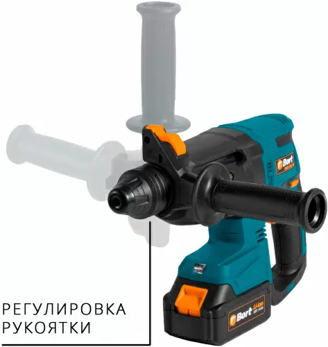 Перфоратор Bort BHD-20LI-BL (с 2-мя АКБ, кейс) (93412697) — фото, купить в Минске с доставкой по Беларуси — 360shop.by