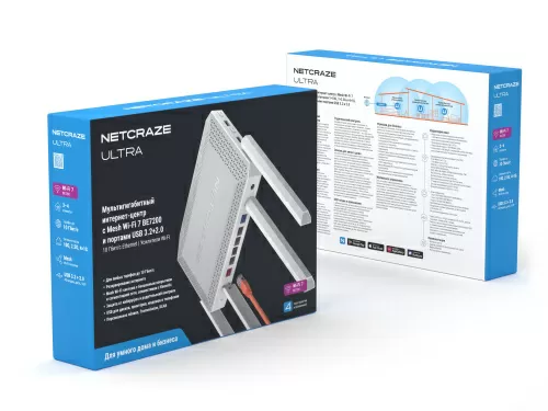 Wi-Fi роутер Netcraze Ultra (NC-1812) — фото, купить в Минске с доставкой по Беларуси — 360shop.by