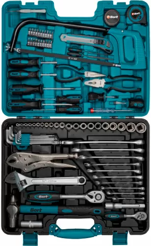 Универсальный набор инструментов Bort BTK-86 (86 предметов) (93412888) — фото, купить в Минске с доставкой по Беларуси — 360shop.by