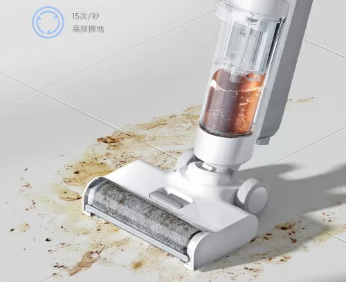 Вертикальный пылесос с влажной уборкой Mijia High Temperature Wireless Floor Scrubber (MJGWXDJ) — фото, купить в Минске с доставкой по Беларуси — 360shop.by