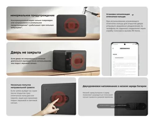 Умный сейф Mijia Smart Safe Deposit Box (BGX-5/X1-303) – фото, купить в Минске с доставкой по Беларуси – 360shop.by