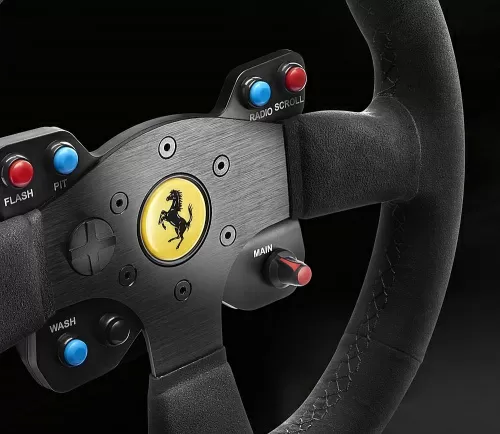 Руль Thrustmaster T300 Ferrari Integral Racing Wheel Alcantara Edition – фото, видео, купить в Минске с доставкой по Беларуси – 360shop.by