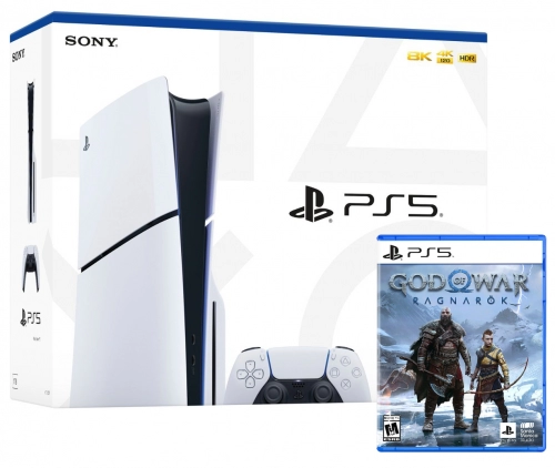 Игровая приставка Sony PlayStation 5 (PS5) Slim + God of War: Ragnarok – фото, купить в Минске с доставкой по Беларуси – 360shop.by