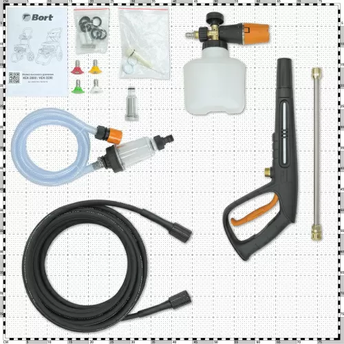 Мойка высокого давления Bort KEX-2800 (93416725) — фото, купить в Минске с доставкой по Беларуси — 360shop.by