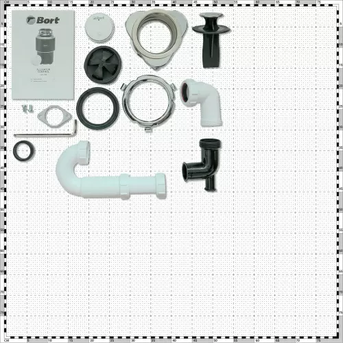 Измельчитель пищевых отходов Bort Alligator Control (93417944) — фото, купить в Минске с доставкой по Беларуси — 360shop.by