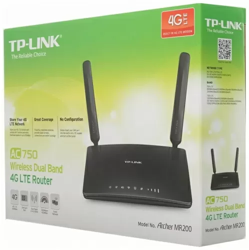 4G W-iFi роутер TP-Link Archer MR200 v4