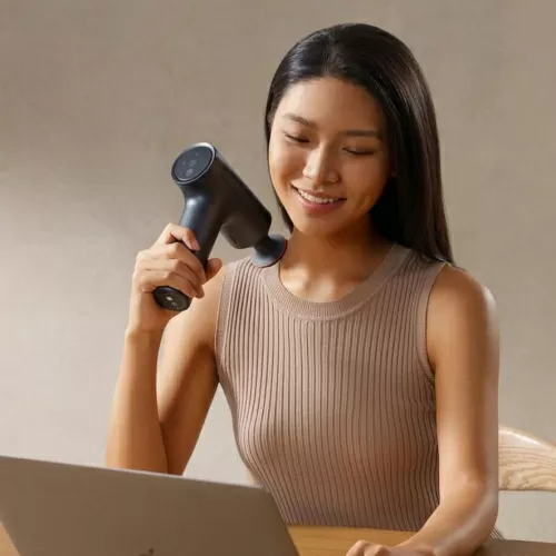 Перкуссионный массажер Xiaomi Mijia Smart Fascia Gun H3 (MJJMQ06YM) — фото, купить в Минске с доставкой по Беларуси — 360shop.by