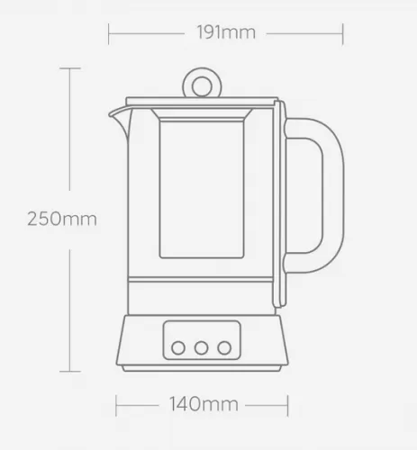 Электрочайник Scishare S2502 — фото, купить в Минске с доставкой по Беларуси — 360shop.by