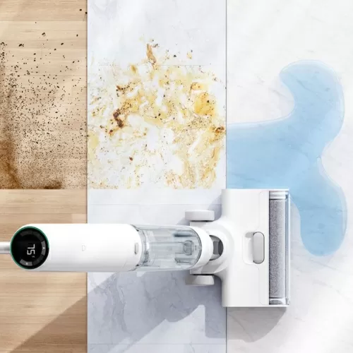 Вертикальный пылесос с влажной уборкой Mijia High Temperature Wireless Floor Scrubber (MJGWXDJ) — фото, купить в Минске с доставкой по Беларуси — 360shop.by
