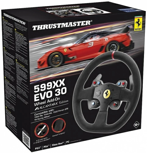 Руль Thrustmaster T300 Ferrari Integral Racing Wheel Alcantara Edition – фото, видео, купить в Минске с доставкой по Беларуси – 360shop.by