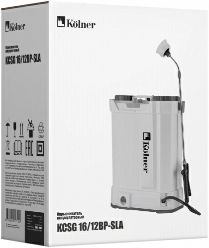 Аккумуляторный опрыскиватель Kolner KCSG 16/12ВР-SLA — фото, купить в Минске с доставкой по Беларуси — 360shop.by