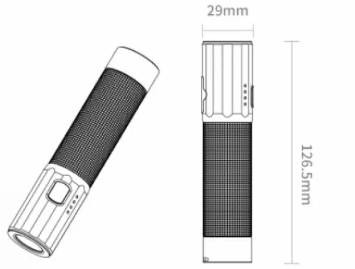 Фонарь NexTool Outdoor Strong Light Flashlight (NE20069) — фото, купить в Минске с доставкой по Беларуси — 360shop.by