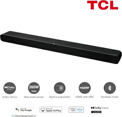 Саундбар TCL TS8211 — фото, купить в Минске с доставкой по Беларуси — 360shop.by