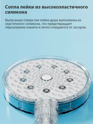 Душевая лейка Xiaomi Mijia Booster Hand Shower (MJZYSCHS01DB) — фото, купить в Минске с доставкой по Беларуси — 360shop.by
