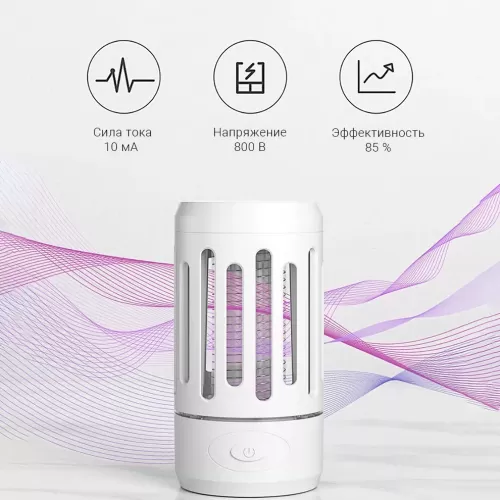 Антимоскитная лампа-репелент Dragonfly Portable Electric Mosquito Killer Lamp (Y8EK) — фото, купить в Минске с доставкой по Беларуси — 360shop.by