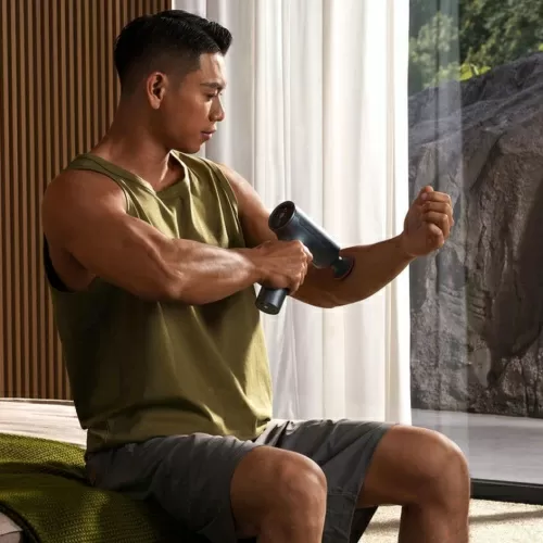 Перкуссионный массажер Xiaomi Mijia Smart Fascia Gun H3 (MJJMQ06YM) — фото, купить в Минске с доставкой по Беларуси — 360shop.by