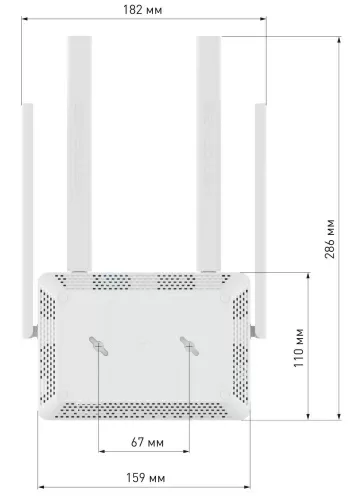 Wi-Fi роутер Netcraze Viva (NC-1913) — фото, купить в Минске с доставкой по Беларуси — 360shop.by