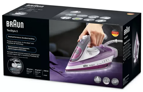 Утюг Braun SI5037VI — фото, купить в Минске с доставкой по Беларуси — 360shop.by