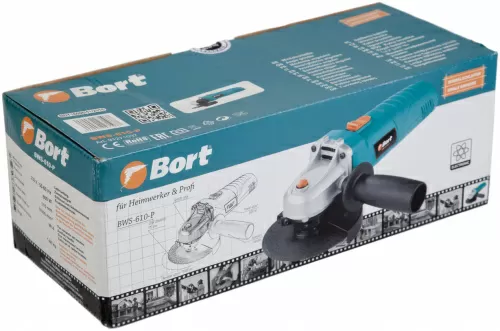 Угловая шлифмашина Bort BWS-610-P (91271037)