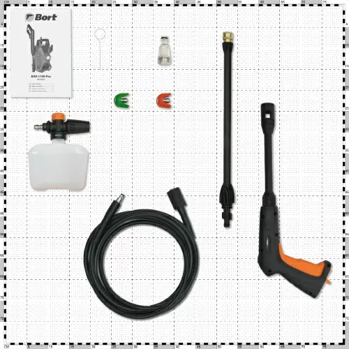 Мойка высокого давления Bort BHR-1700-Pro (93416305) — фото, купить в Минске с доставкой по Беларуси — 360shop.by