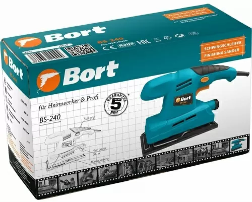 Виброшлифмашина Bort BS-240