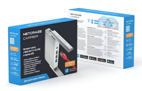 4G Wi-Fi роутер Netcraze Carrier (NC-1721) — фото, купить в Минске с доставкой по Беларуси — 360shop.by