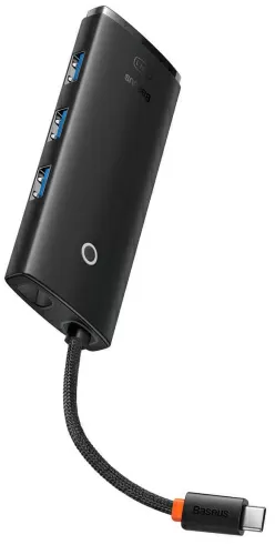 Док-станция Baseus Lite Series 5-Port Type-C HUB Docking Station (WKQX040001) — фото, купить в Минске с доставкой по Беларуси — 360shop.by