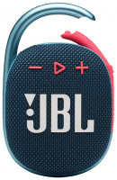 Портативная колонка JBL Clip 4 (JBLCLIP4BLUP, темно-синий / розовый)