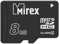 Карта памяти Mirex microSDHC (Class 4) 8GB (13613-ADTMSD08)