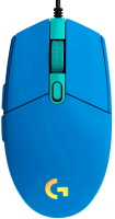 Мышь игровая Logitech G102 Lightsync (910-005810, синий)