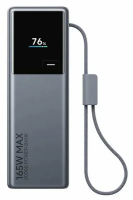 Внешний аккумулятор Xiaomi 165W Power Bank with Built-in Cable 20000mAh (PB2165) — фото, купить в Минске с доставкой по Беларуси — 360shop.by