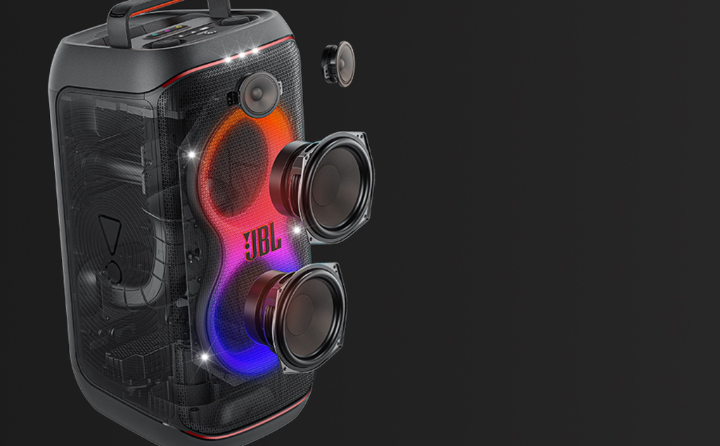 Колонка для вечеринок JBL Partybox Club 120 – мощный звук JBL Pro Sound