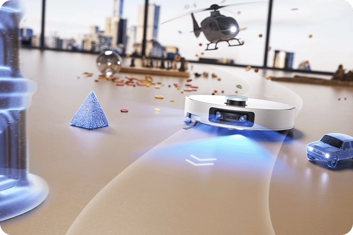 Система OmniSight с AI-камерами для распознавания препятствий