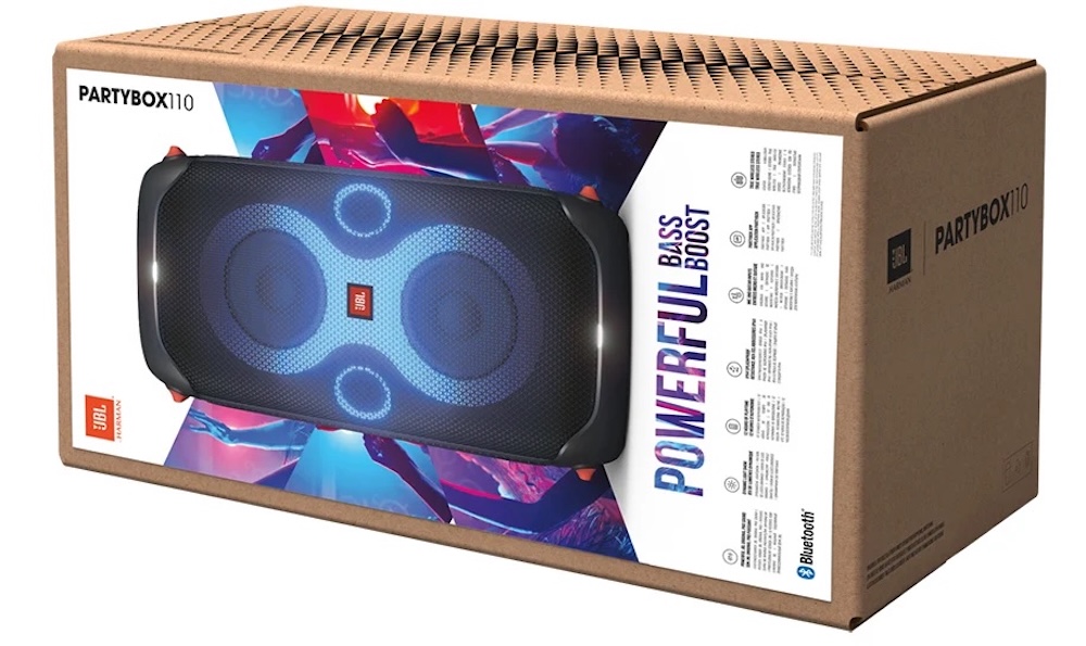 Колонка для вечеринок JBL Partybox 110 – до 12 часов автономной работы
