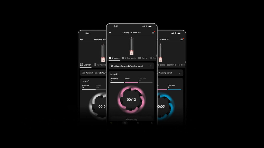 Фен-стайлер Dyson HS09 Airwrap Co-anda2x™ – интеллектуальный контроль температуры