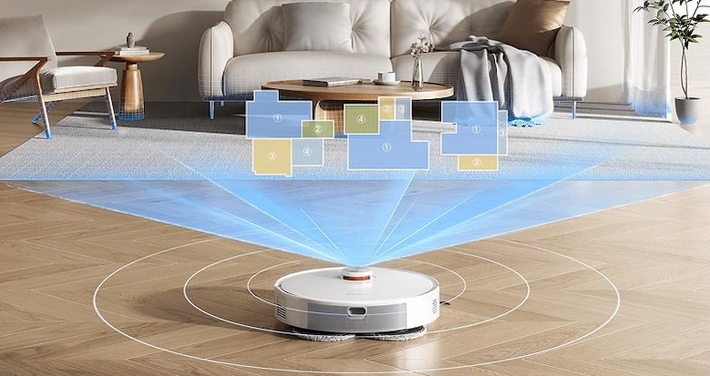 Xiaomi Robot Vacuum S40 Pro (OV71GL) — лазерная навигация LiDAR с несколькими картами