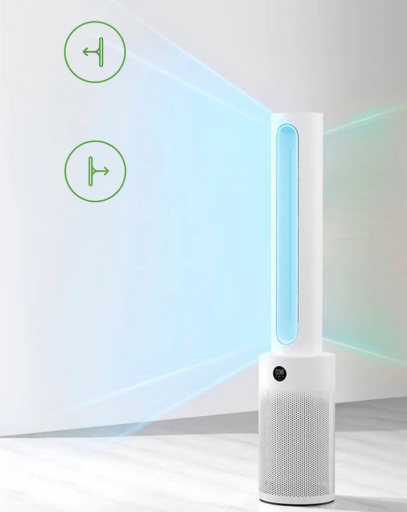 Xiaomi Mijia Smart Leafless Purification Fan (WYJHS01ZM) безлопастная конструкция безопасна для детей и животных Xiaomi Mijia Smart Leafless Purification Fan (WYJHS01ZM) безлопастная конструкция безопасна для детей и животных
