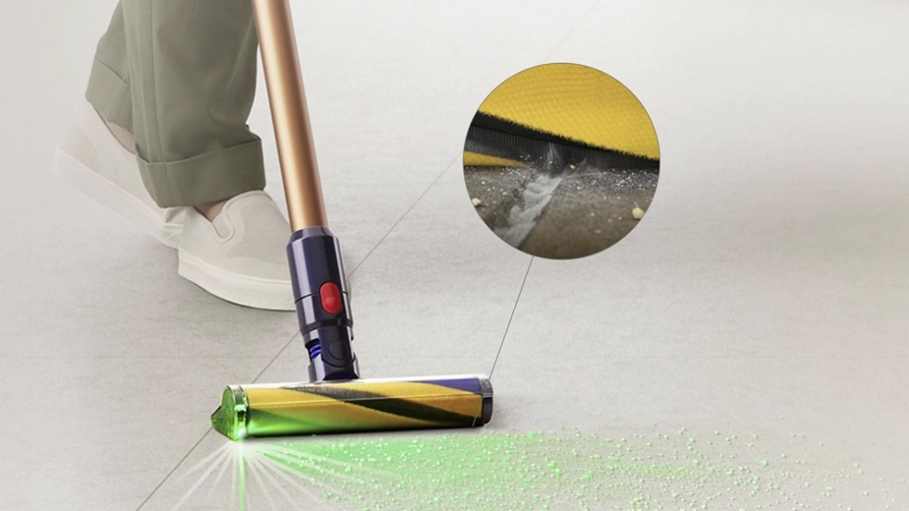 Dyson Gen5detect Absolute — насадка Fluffy Optic™ для твёрдых полов Dyson Gen5detect Absolute — насадка Fluffy Optic™ для твёрдых полов